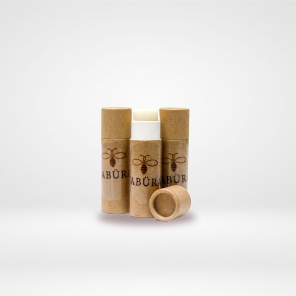bálsamo labial elaborado con cera de abejas